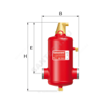 Сепаратор Flamcovent S горизонтальный п/привар сталь Flamco