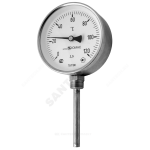 Термометр биметаллический радиальный Дк100 -50+50С L=60мм G1/2" ТБП-Р НПО ЮМАС