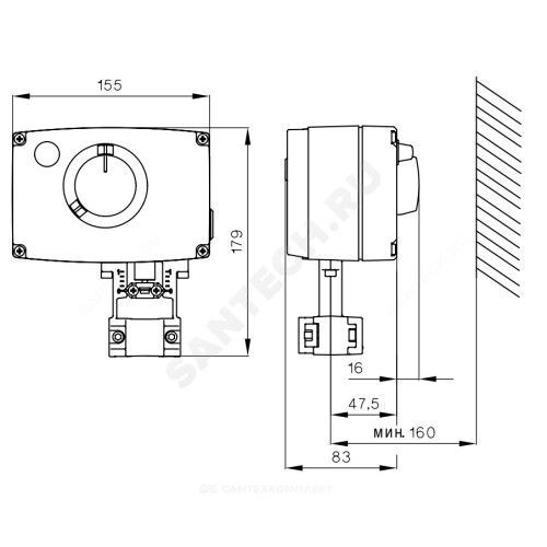 Ame25sd привод клапана danfoss