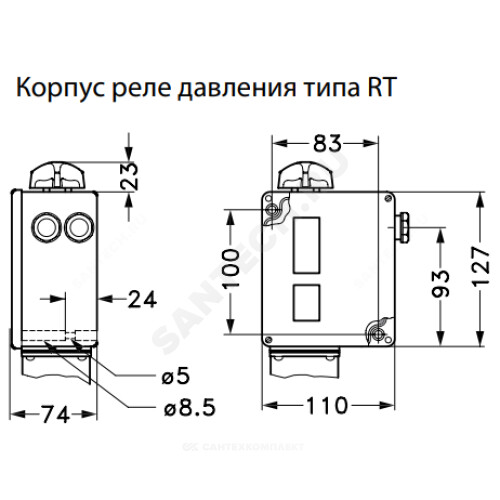 Реле давления rt116