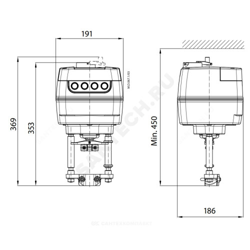 Danfoss am230c в сборе с клапаном