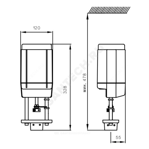 Danfoss am230c в сборе с клапаном